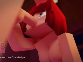 Minecraft skitten film scarlett blowjob animasjon (by hardedges)