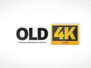 Old4k. unforgettable x номінальний кліп з старий людина і remarkable підліток colleen