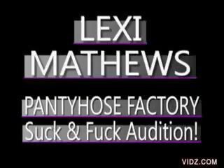 Sexy Lexi Matthews dolls Pantyhose topless